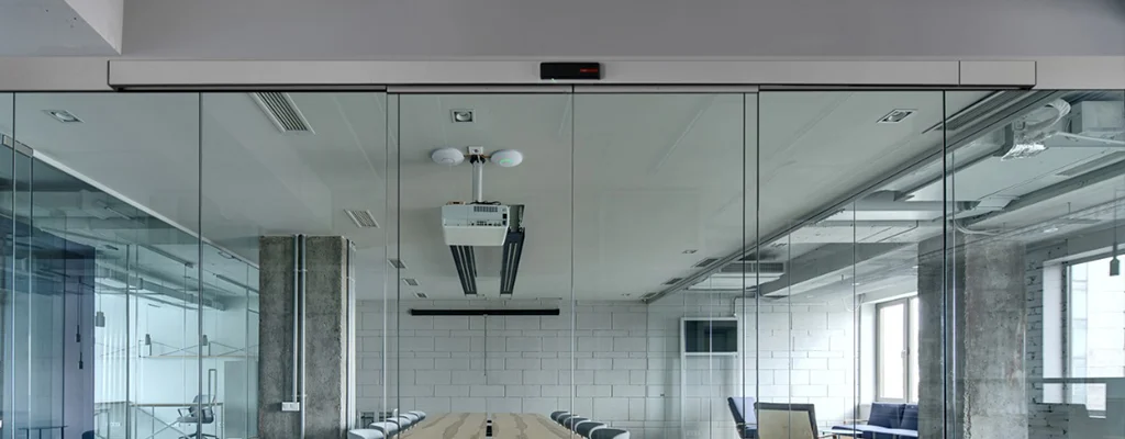 Automatic Telescopic Glass Doors