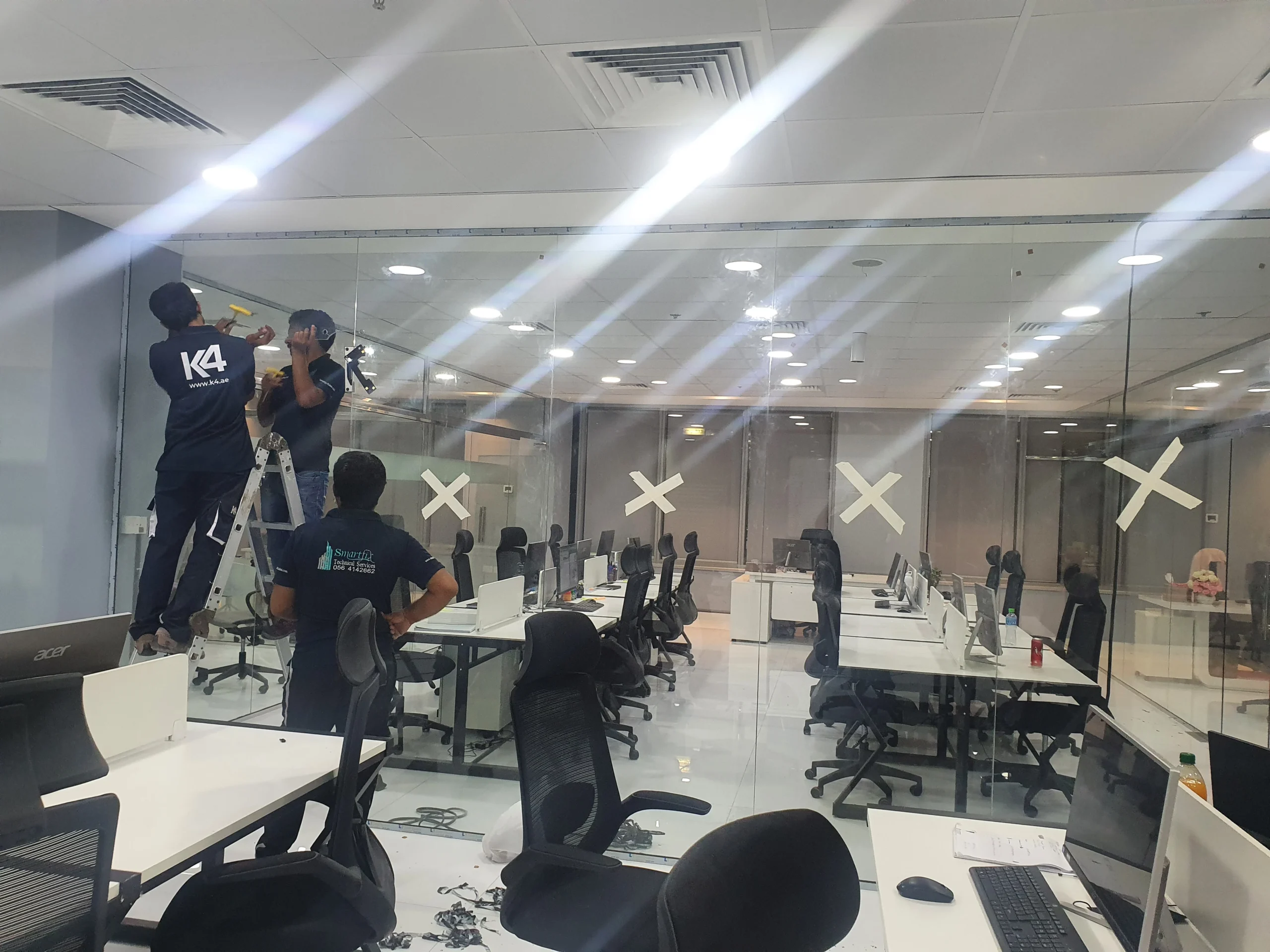 Control Tower 1203 - Glass Partition Control Tower