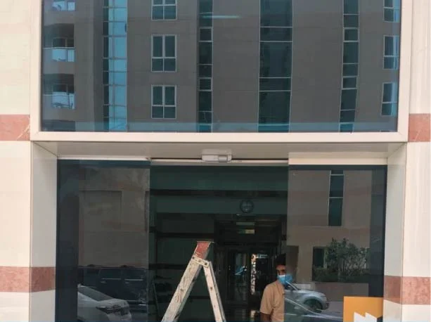 Deira Dubai - Geze Gear Motor Installation