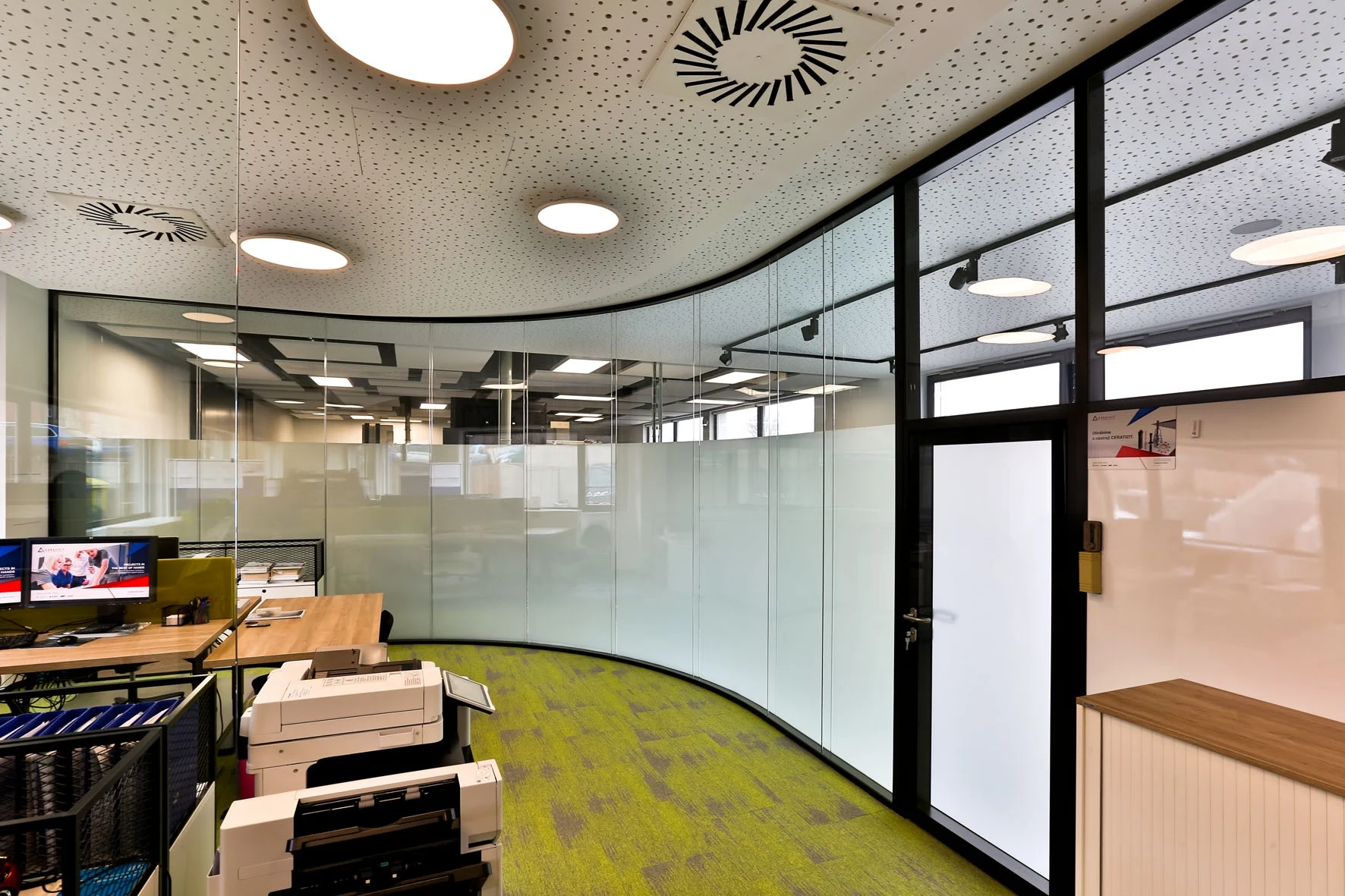 Fixed Glass Partitions