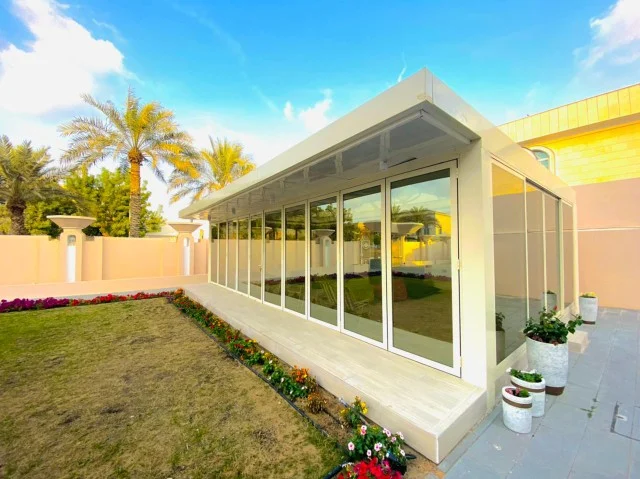 Sliding Glass Wall Rooms