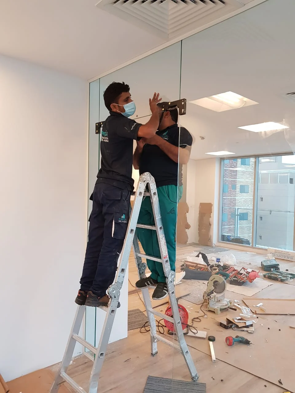 K4 Office - Glass Partition Work