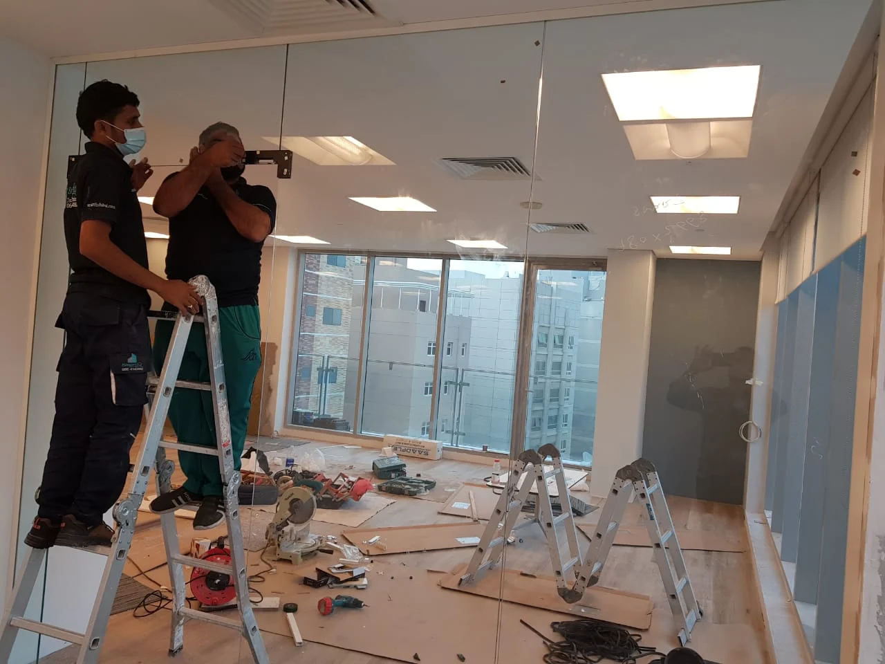 K4 Office - Glass Partition Work
