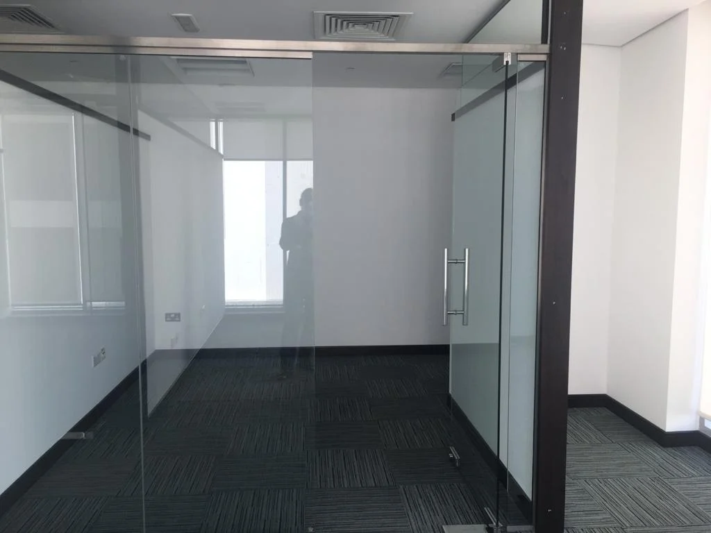 Office Glass Partition Work
