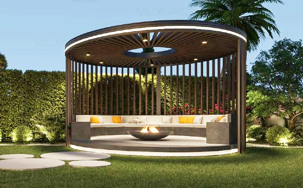 Open-Beam Aluminium Pergolas Dubai