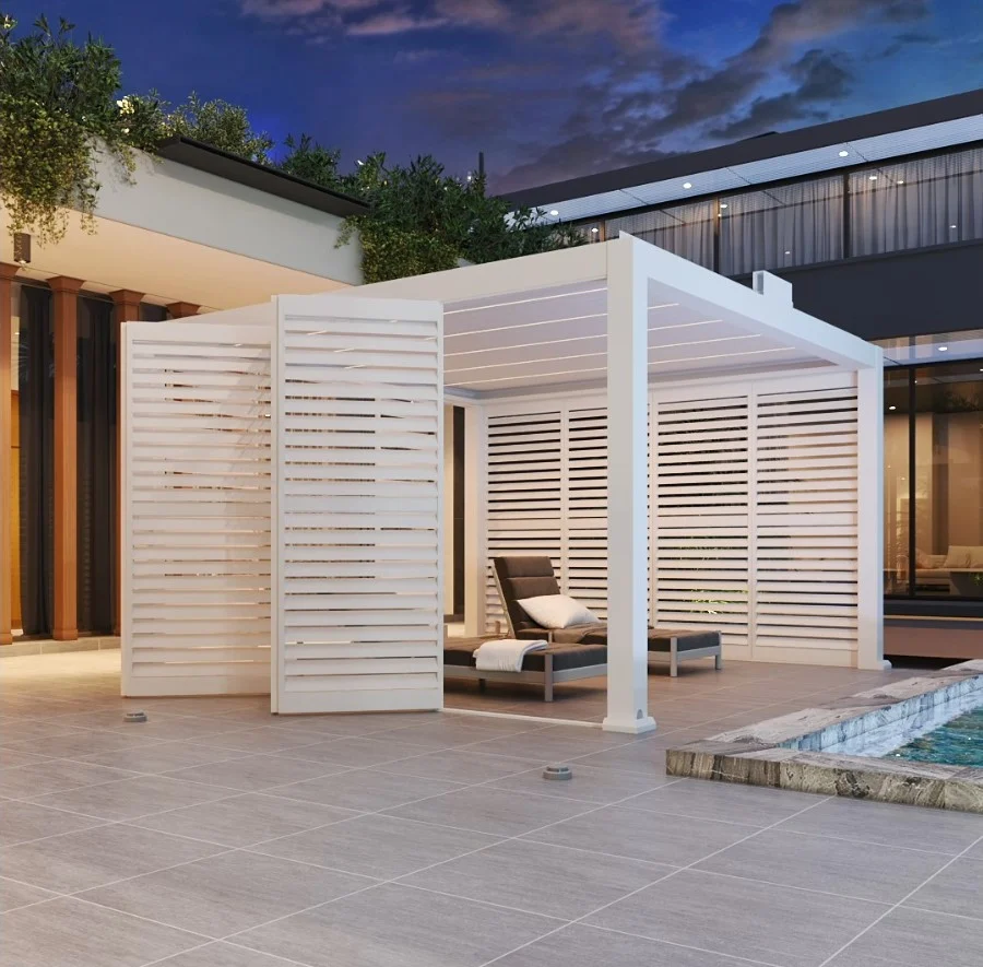 Glass-Roof Pergolas