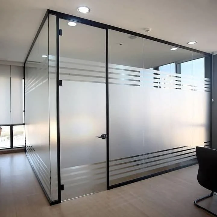 Aluminium-Framed Glass Partitions Dubai