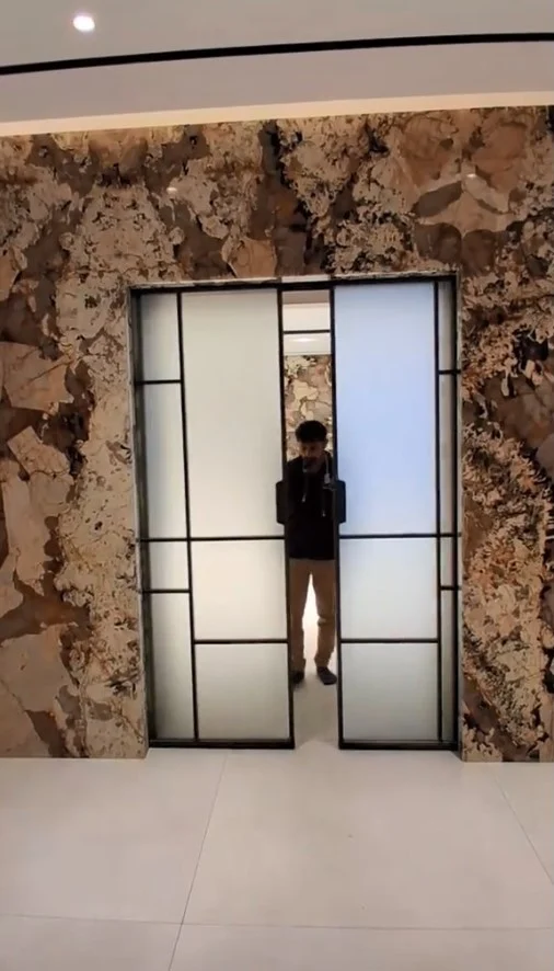 Slim Frame Top Hang Sliding Doors