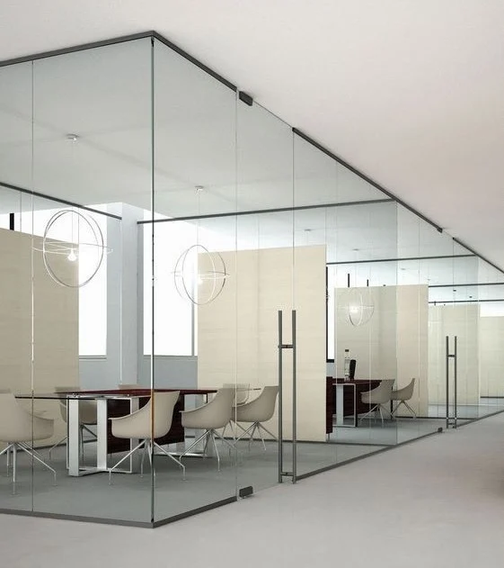 Slim Profile Fixed Glass Panels Dubai