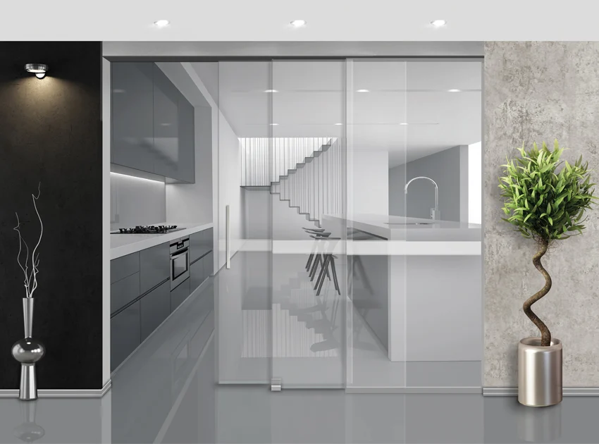Frameless Glass Telescopic Doors Dubai