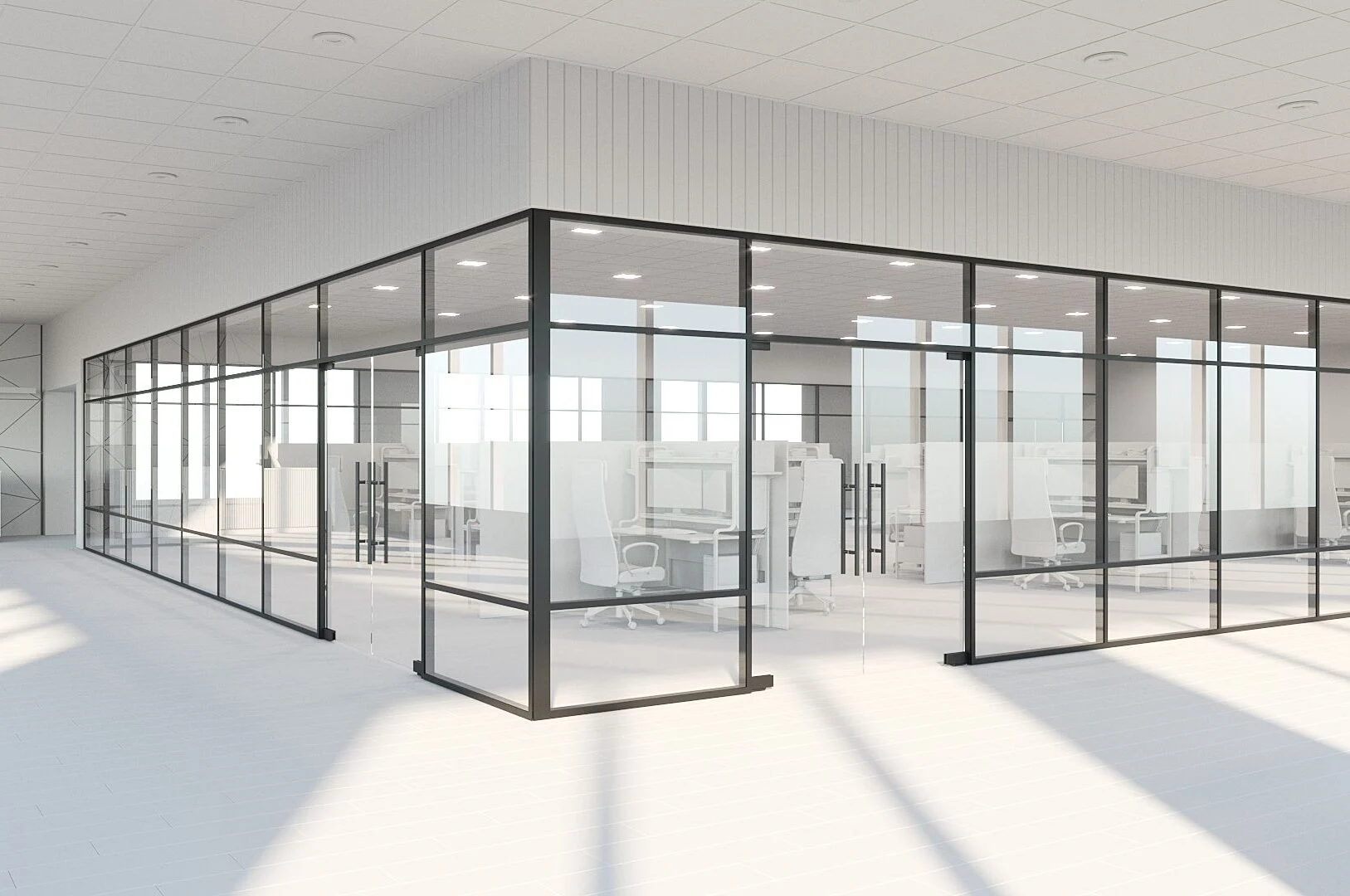 Modular Glass Partition Systems