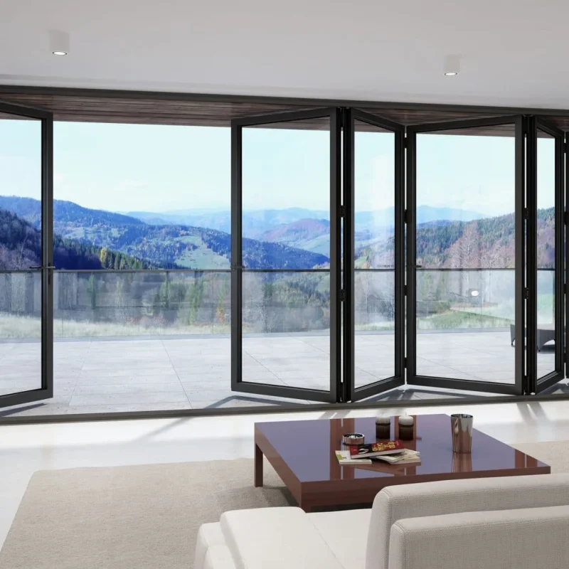 Slim Framed Folding Sliding Doors