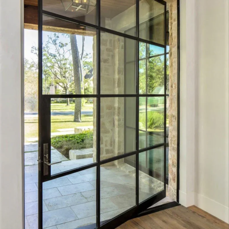 Semi-Automatic Pivot Door