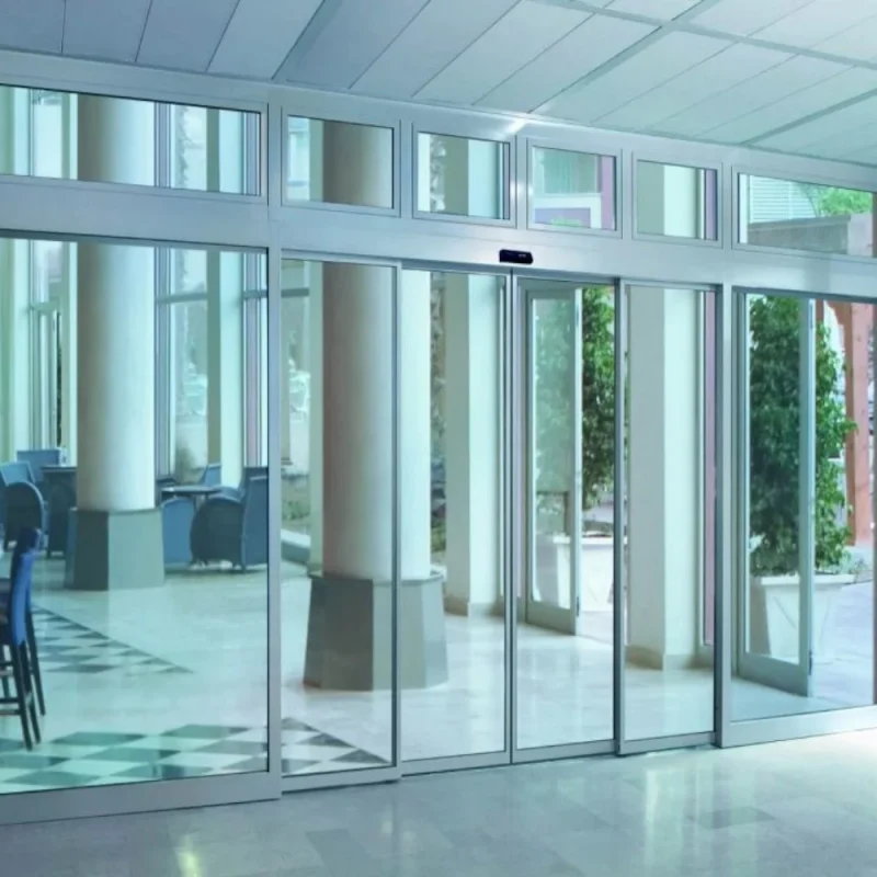 Automatic Telescopic Framed Door