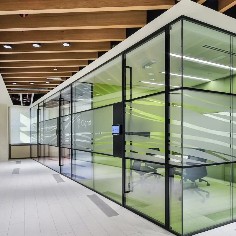 Double Glazed Glass Partition