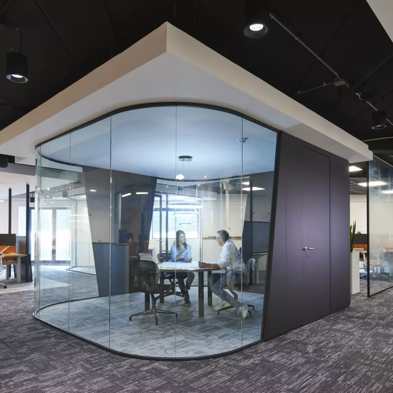 Single Glazed Glass Partition